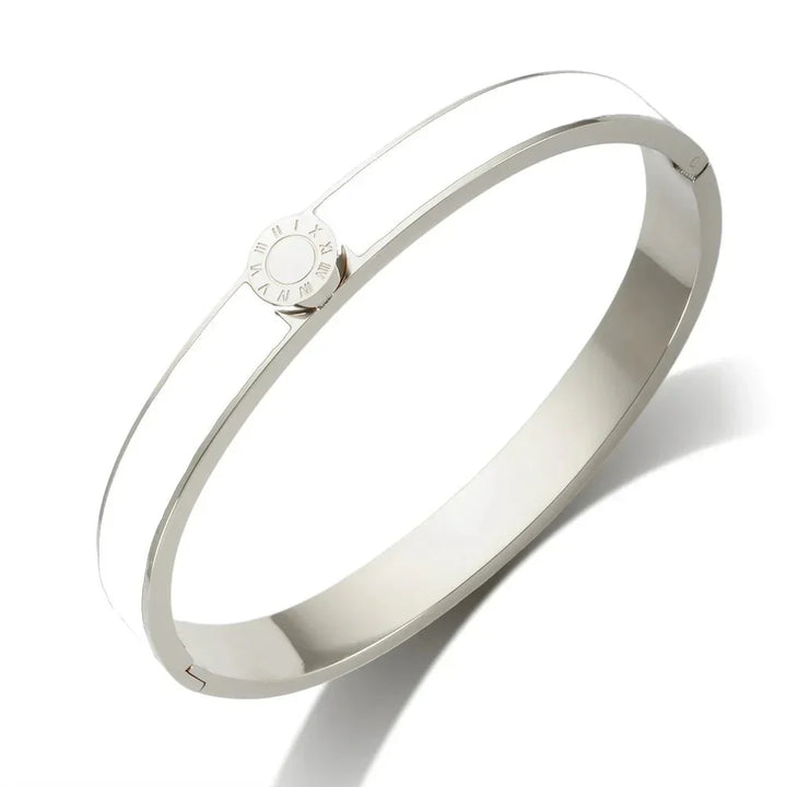 Kalsten | Classy Roman Numeral Bangle Bracelet and Rings