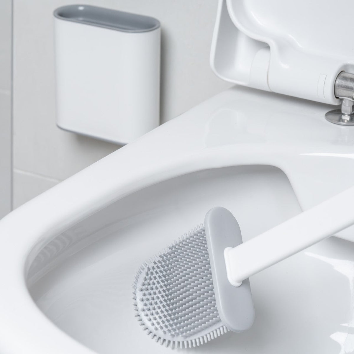Silicone toilet brush