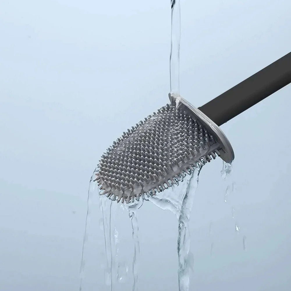 Skanto | CleanBrush – Hygienic Silicone Toilet Brush with Wall Mount