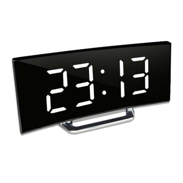 LED Lighting large digital display | Curved LED Digital Clock - Amedea | Kalsten