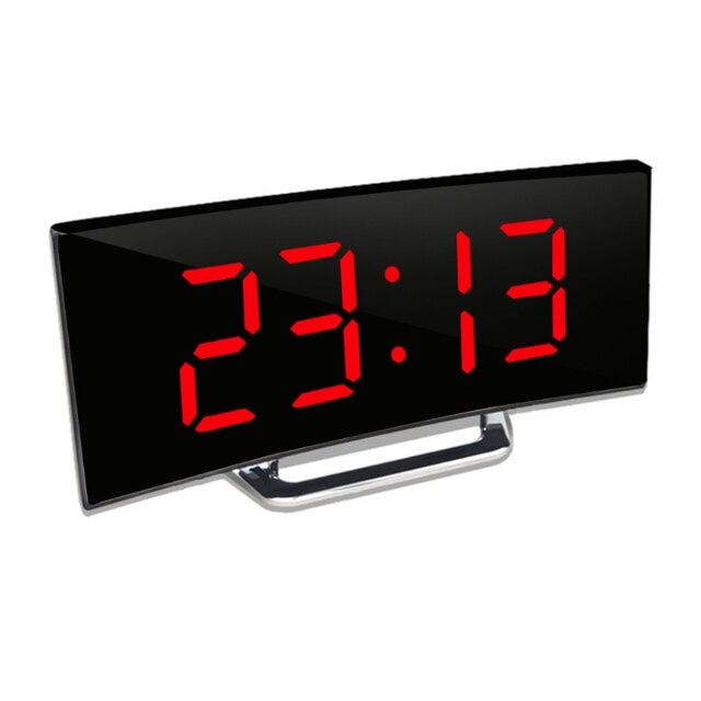 LED Lighting large digital display | Curved LED Digital Clock - Amedea | Kalsten