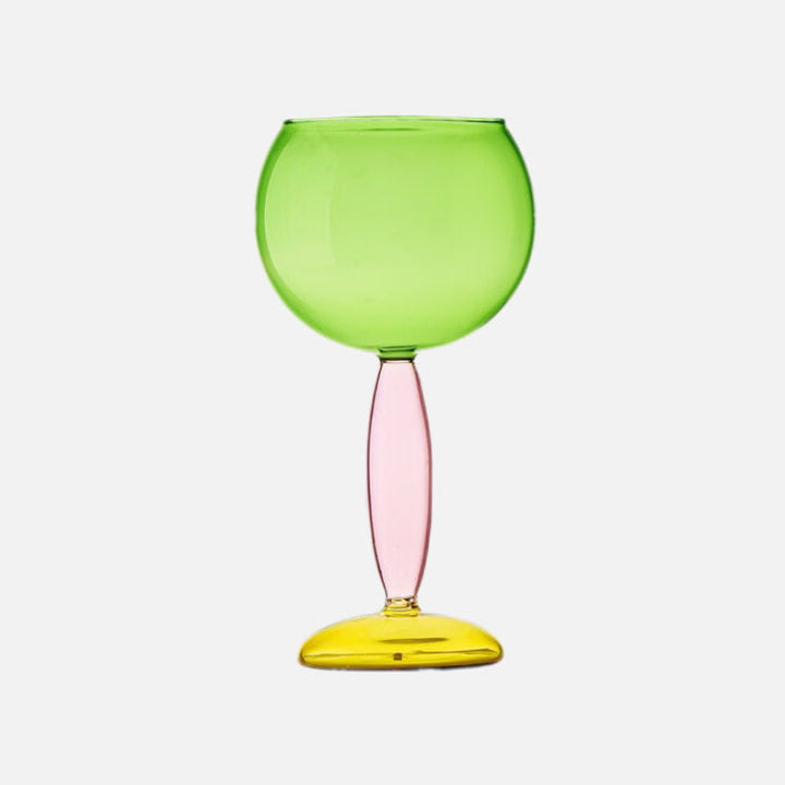 Kalsten | Chalice and carafe made of colored glass by Phillips