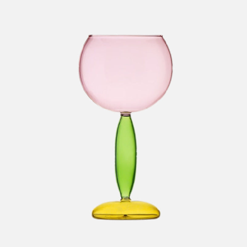 Kalsten | Chalice and carafe made of colored glass by Phillips