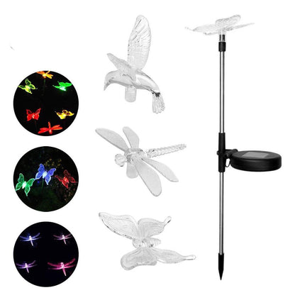 BowLift | Solar-LED-Garden Lights "Colorful Flies"