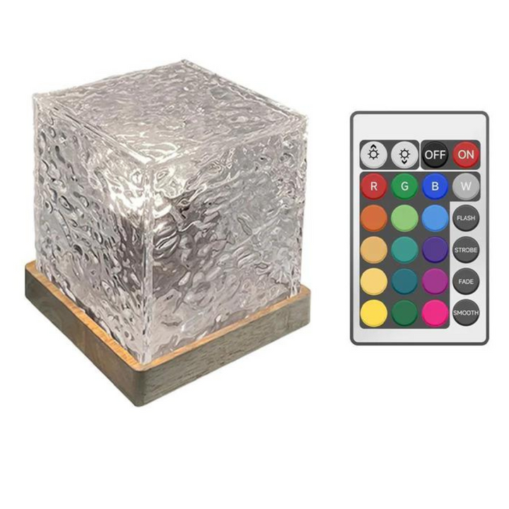 Table Lamp with Colour Changing Crystal Base | Kalsten