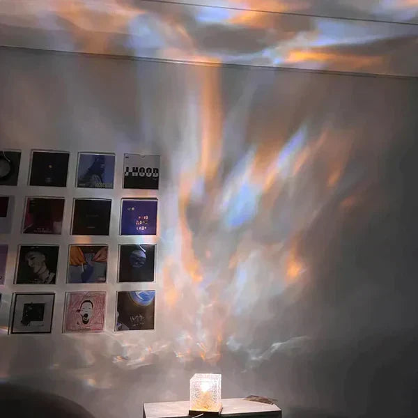 Table Lamp with Colour Changing Crystal Base | Kalsten