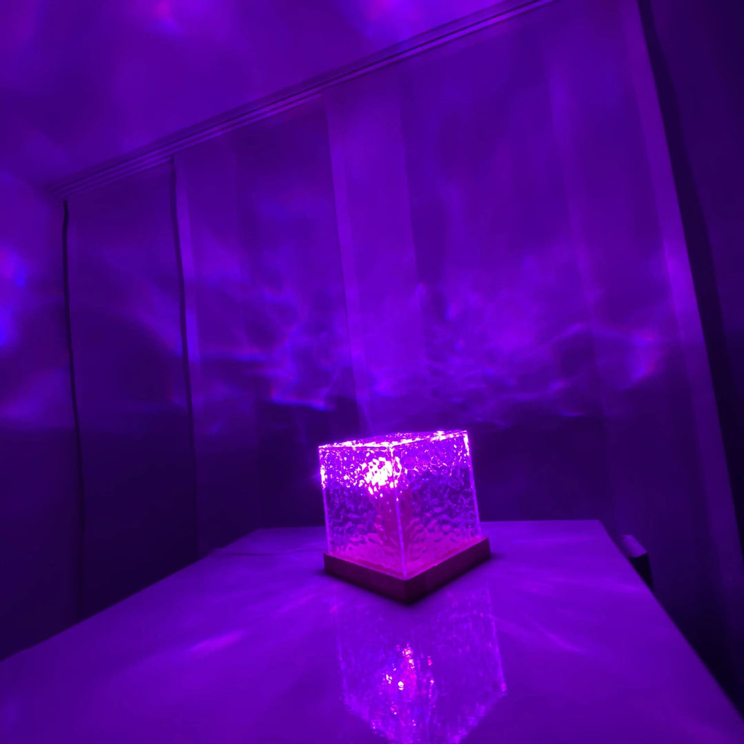 Table Lamp with Colour Changing Crystal Base | Kalsten