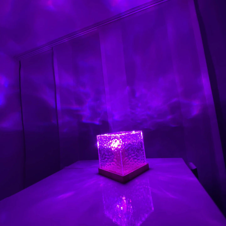Table Lamp with Colour Changing Crystal Base | Kalsten