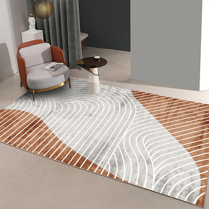 Modern Minimalist Living Room Area Rug Kalsten