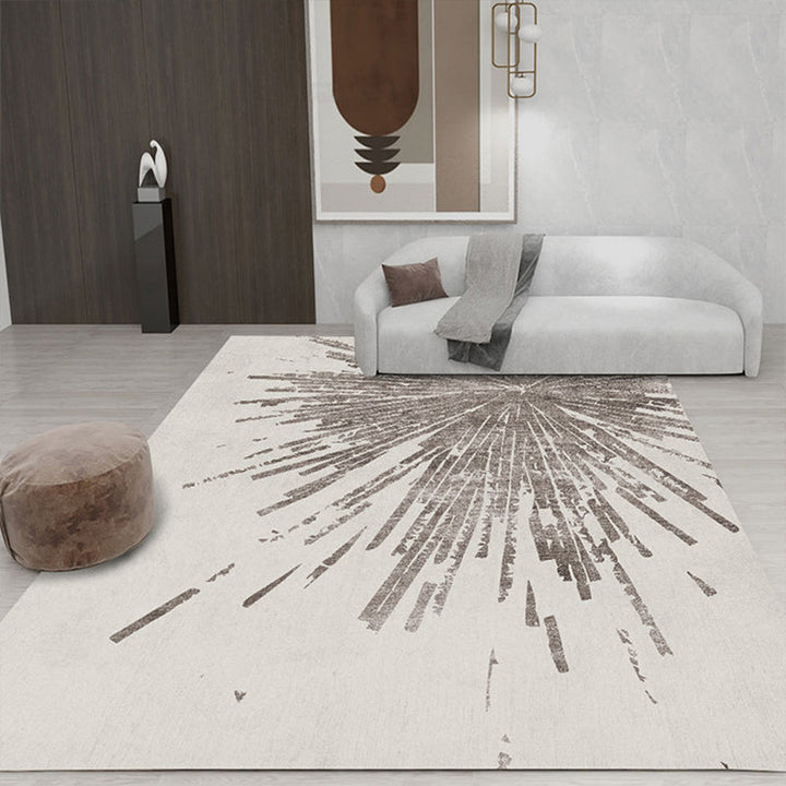 Modern Minimalist Living Room Area Rug Kalsten