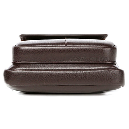Compact PU leather crossbody bag for men with adjustable strap | Karnz