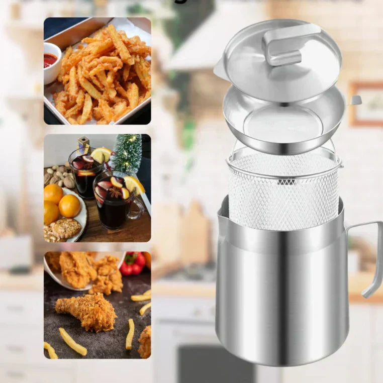 Kalsten | Compact Round Deep Fryer - SnackMaster Pro