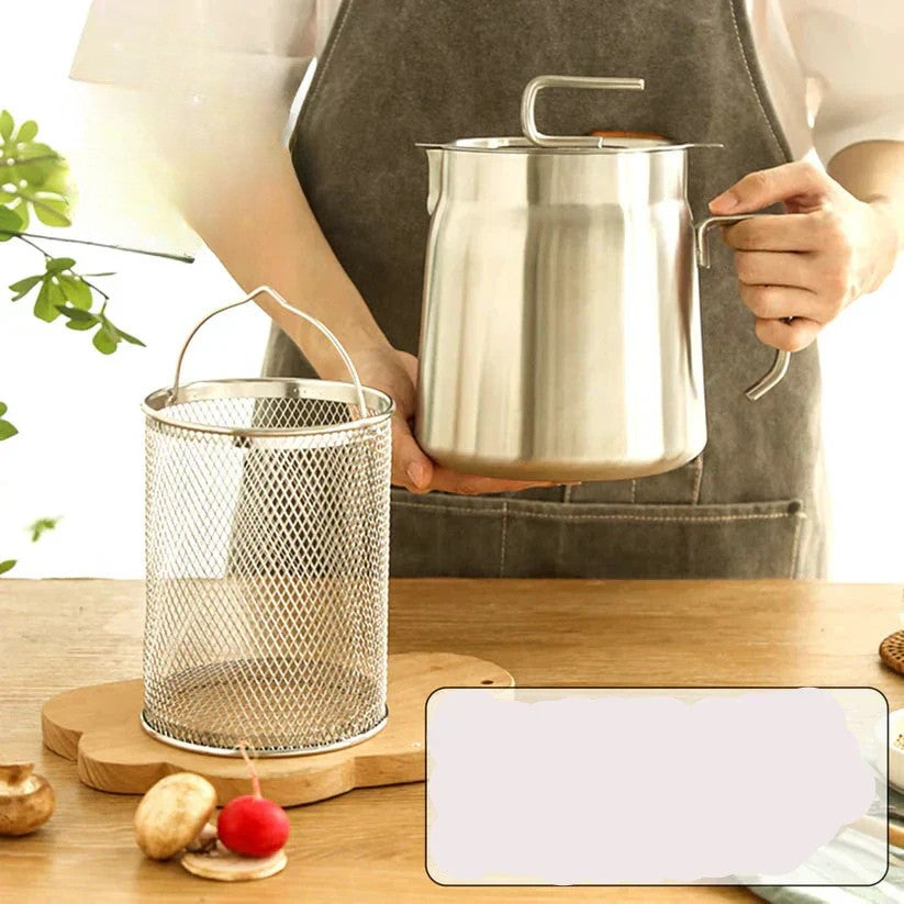 Kalsten | Compact Round Deep Fryer - SnackMaster Pro
