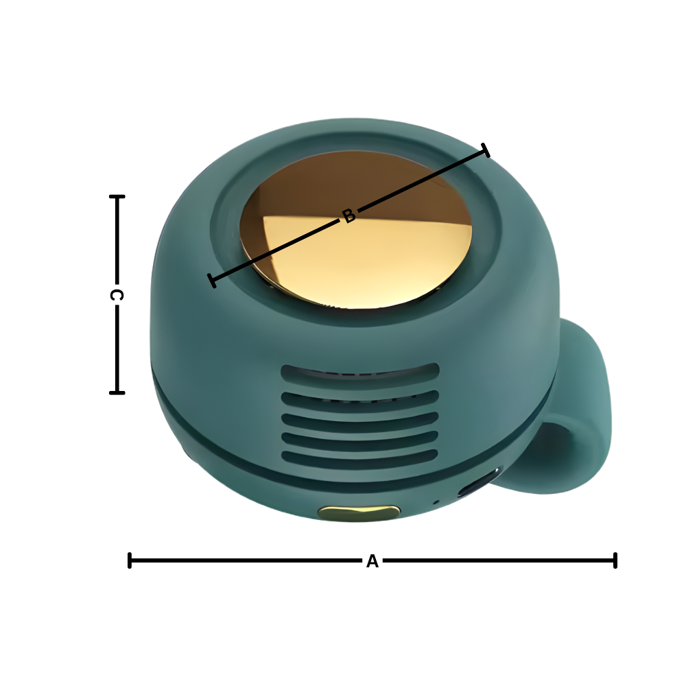 Conveniently Discreet 360 Clip On Fan | Kalsten