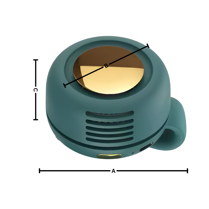 Conveniently Discreet 360 Clip On Fan | Kalsten
