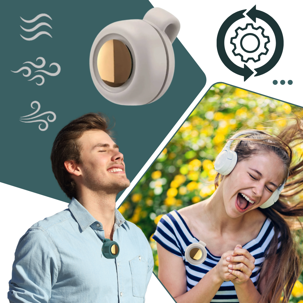 Conveniently Discreet 360 Clip On Fan | Kalsten