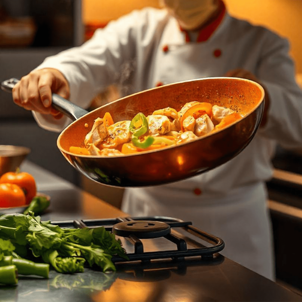 Kalsten | Copper Pan – Professional Non-Stick Pan with Fast Heat Response