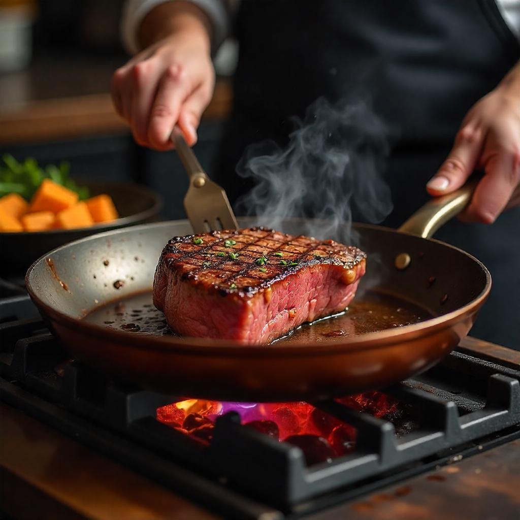 Kalsten | Copper Pan – Professional Non-Stick Pan with Fast Heat Response