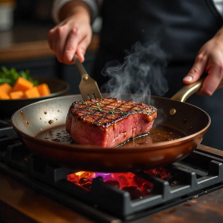 Kalsten | Copper Pan – Professional Non-Stick Pan with Fast Heat Response