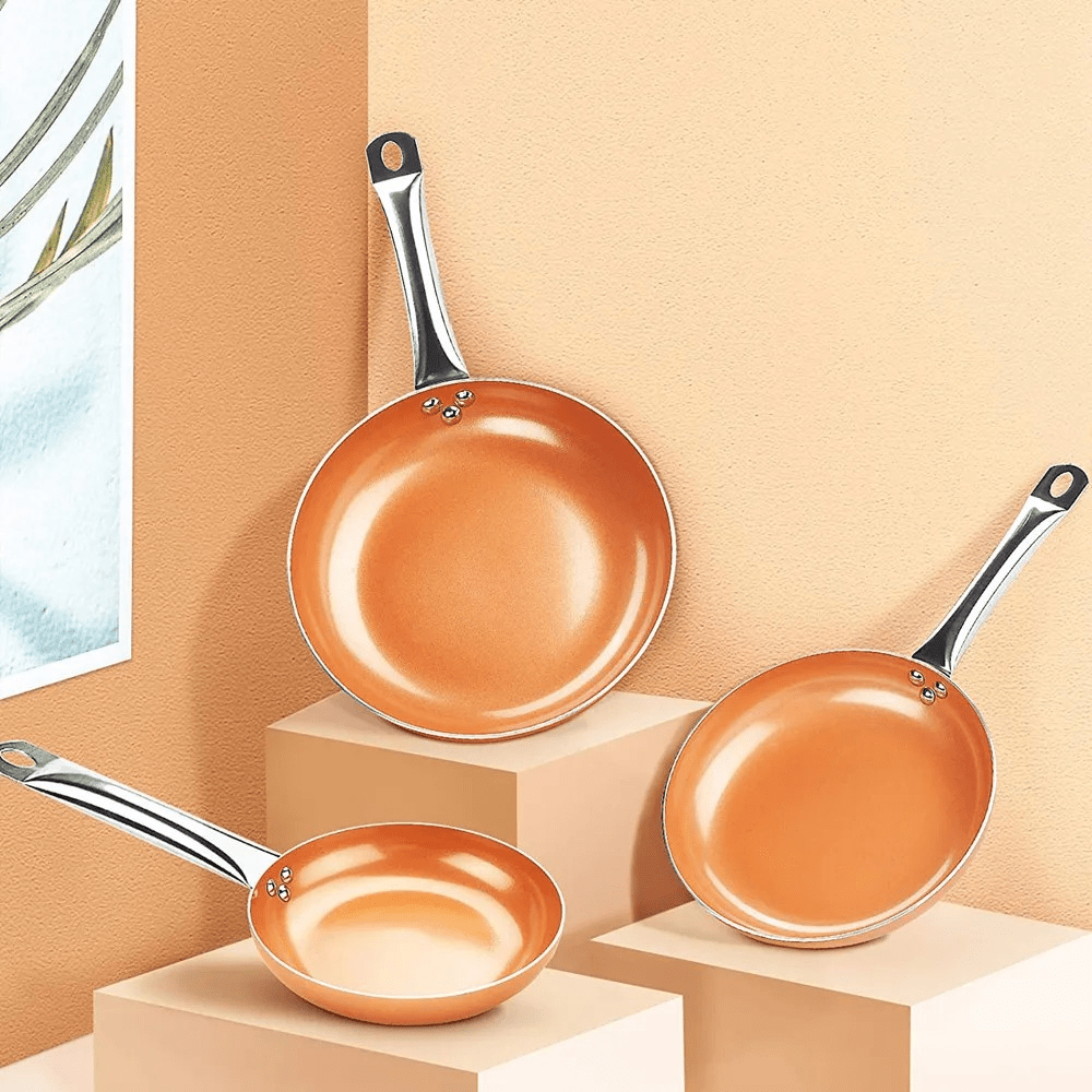 Kalsten | Copper Pan – Professional Non-Stick Pan with Fast Heat Response