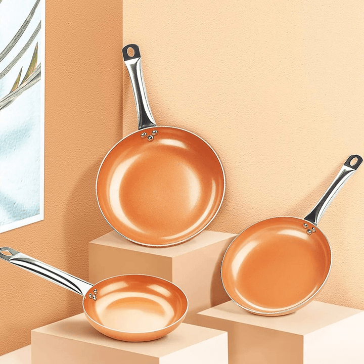 Kalsten | Copper Pan – Professional Non-Stick Pan with Fast Heat Response