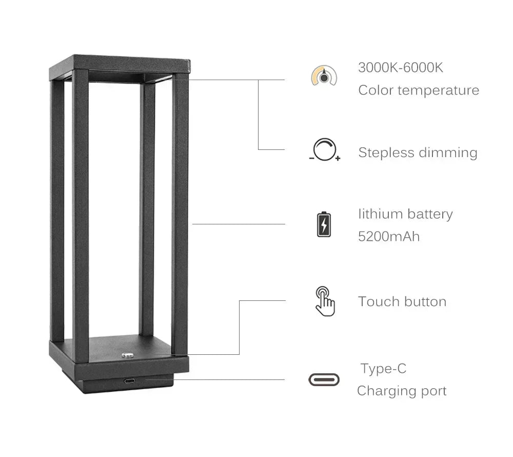 Wireless LED Touch Sensor Table Lamp | Kalsten