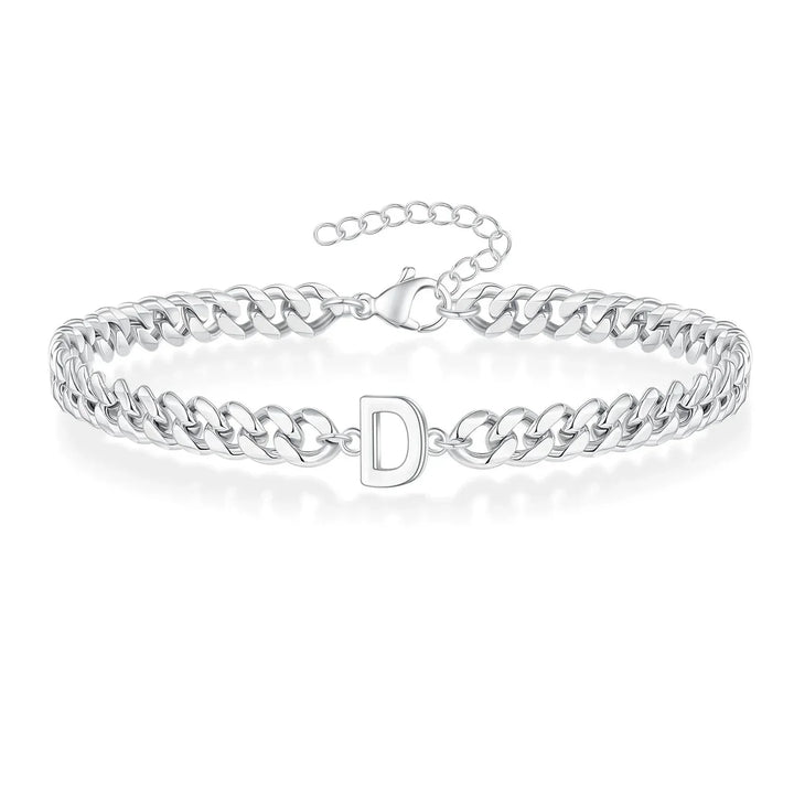 Kalsten | Couples Letter Initial Cuban Bracelet