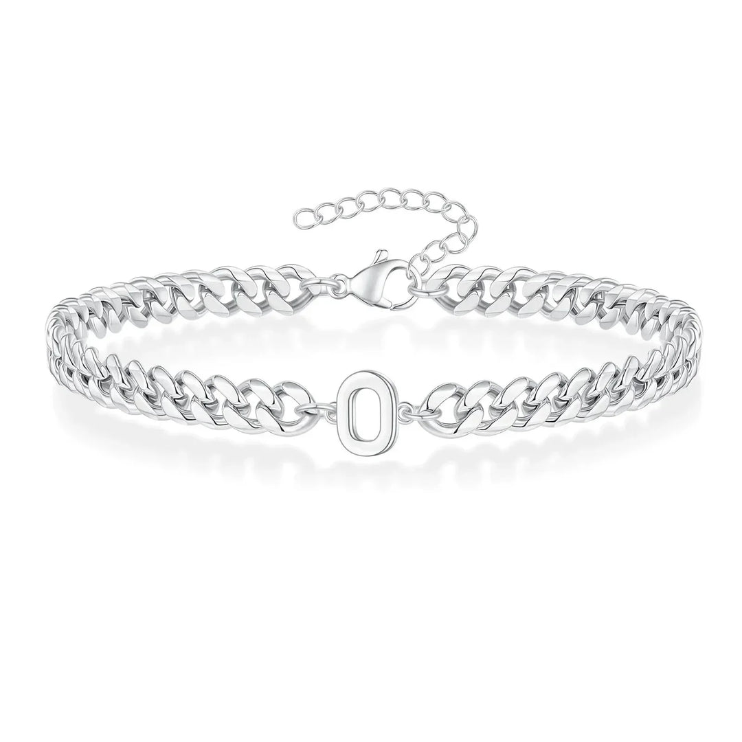 Kalsten | Couples Letter Initial Cuban Bracelet