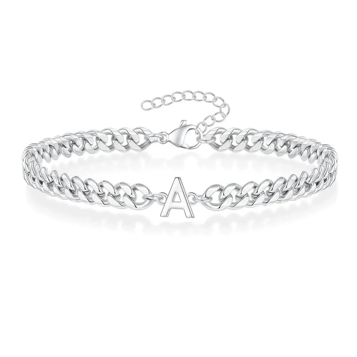 Kalsten | Couples Letter Initial Cuban Bracelet