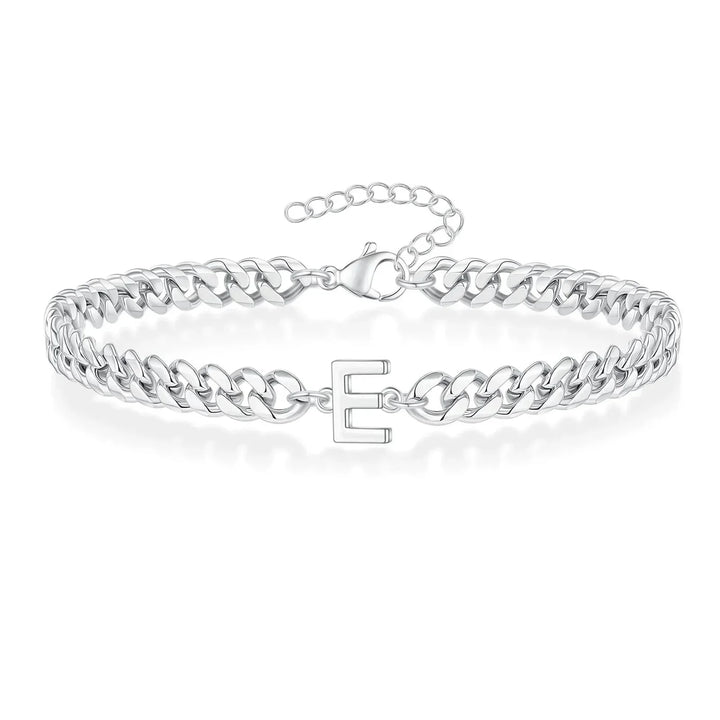 Kalsten | Couples Letter Initial Cuban Bracelet