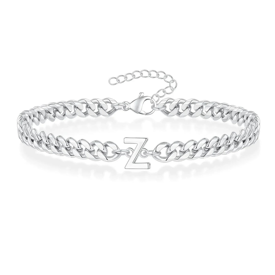 Kalsten | Couples Letter Initial Cuban Bracelet