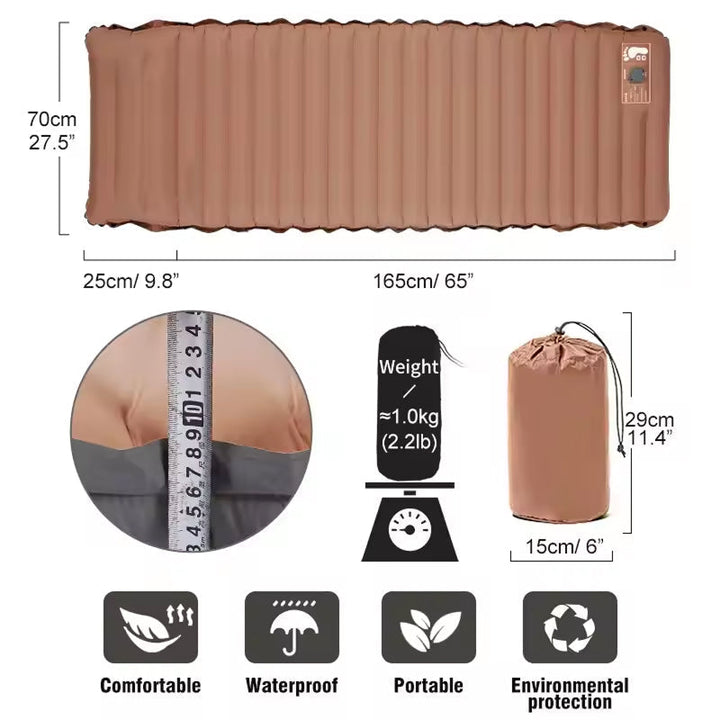 CoziVixy Self-inflating Sleeping Mat 10 cm | Kalsten