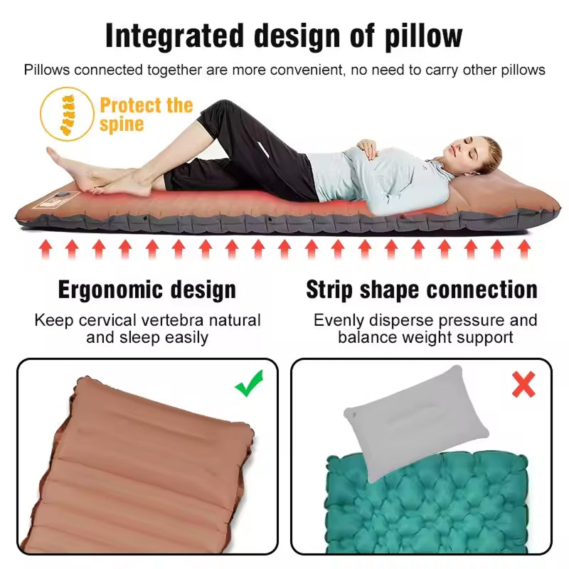 CoziVixy Self-inflating Sleeping Mat 10 cm | Kalsten
