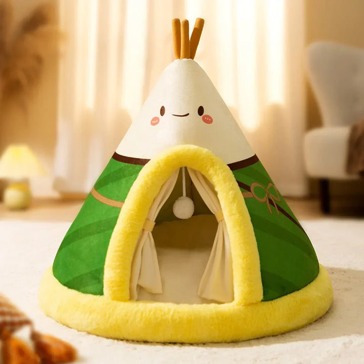 Plush Indoor Cat Tent Bed Kalsten