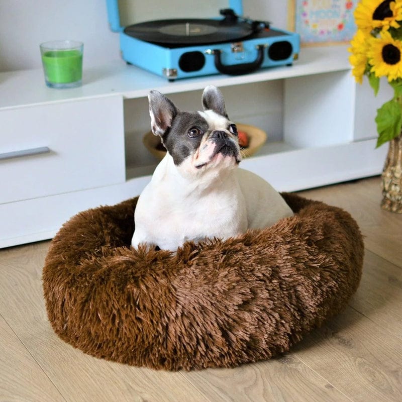 Skanto | COZYPET – Calming Dog Bed with Plush Faux Fur & Removable Cover