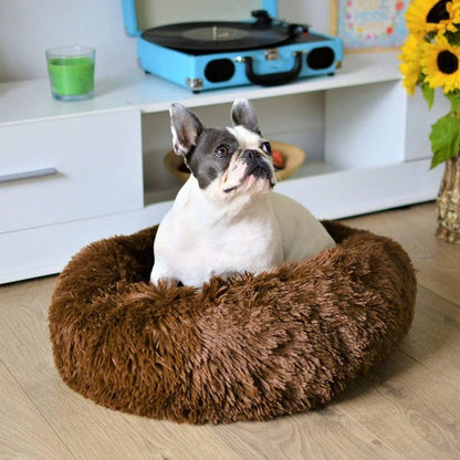 Skanto | COZYPET – Calming Dog Bed with Plush Faux Fur & Removable Cover