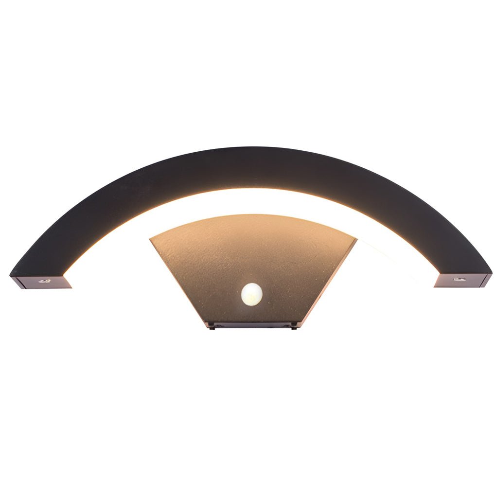 Classic Curved Glow LED Wall Light Outdoor Downlights Porch Wall Mounted Sconce | Kalsten