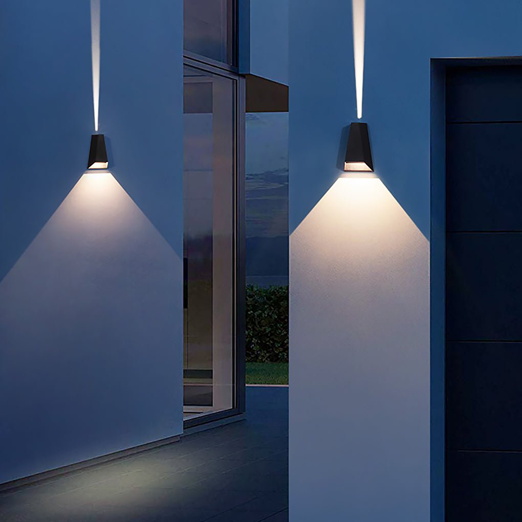Up and Dwon Lighting LED Waterproof Black Creative Modern Porch Lights | Kalsten