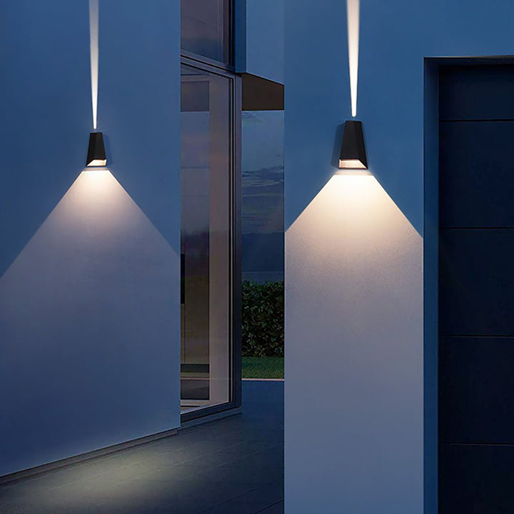Up and Dwon Lighting LED Waterproof Black Creative Modern Porch Lights | Kalsten