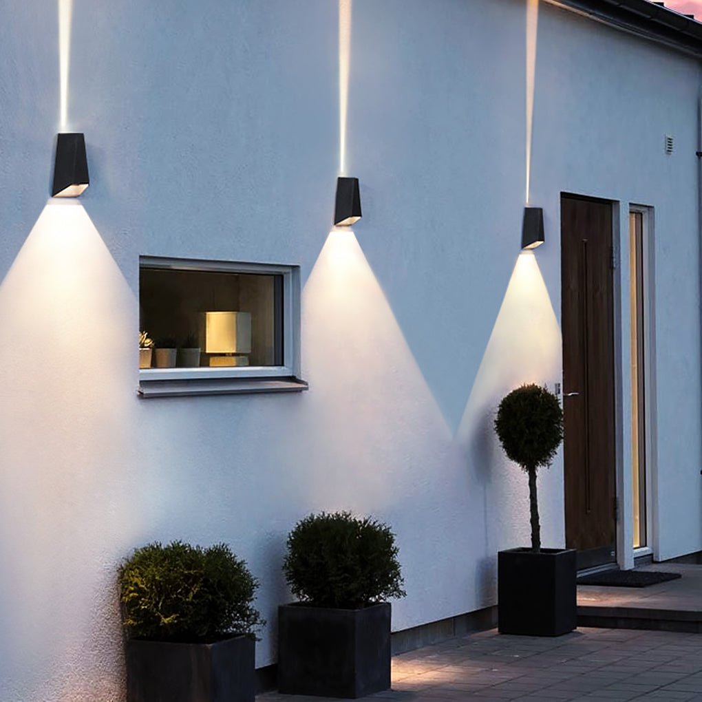 Up and Dwon Lighting LED Waterproof Black Creative Modern Porch Lights | Kalsten