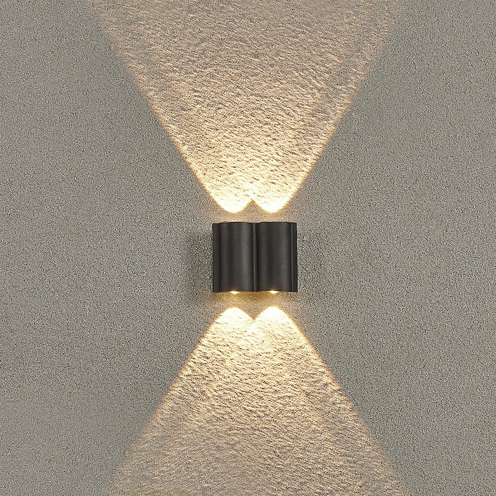Creative Wave Arc Design Up and Down Lights LED Outdoor Wall Lights Wall Sconces Waterproof | Kalsten