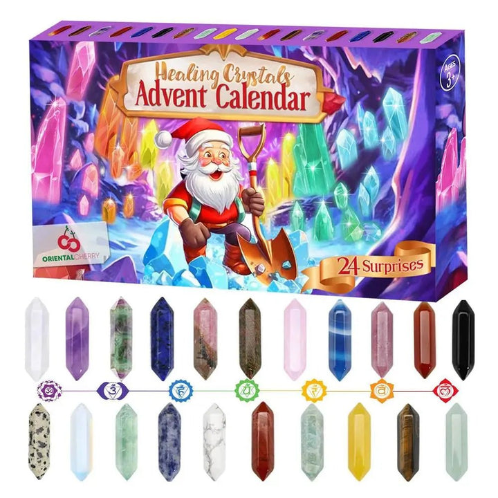 Crystal Advent Calendar 2025 (24 Natural Crystals)