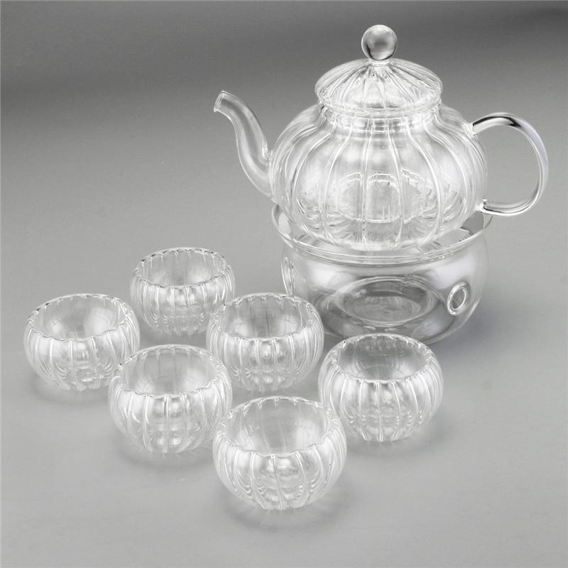 BowLift | Crystal Clear Glass Teapot Set