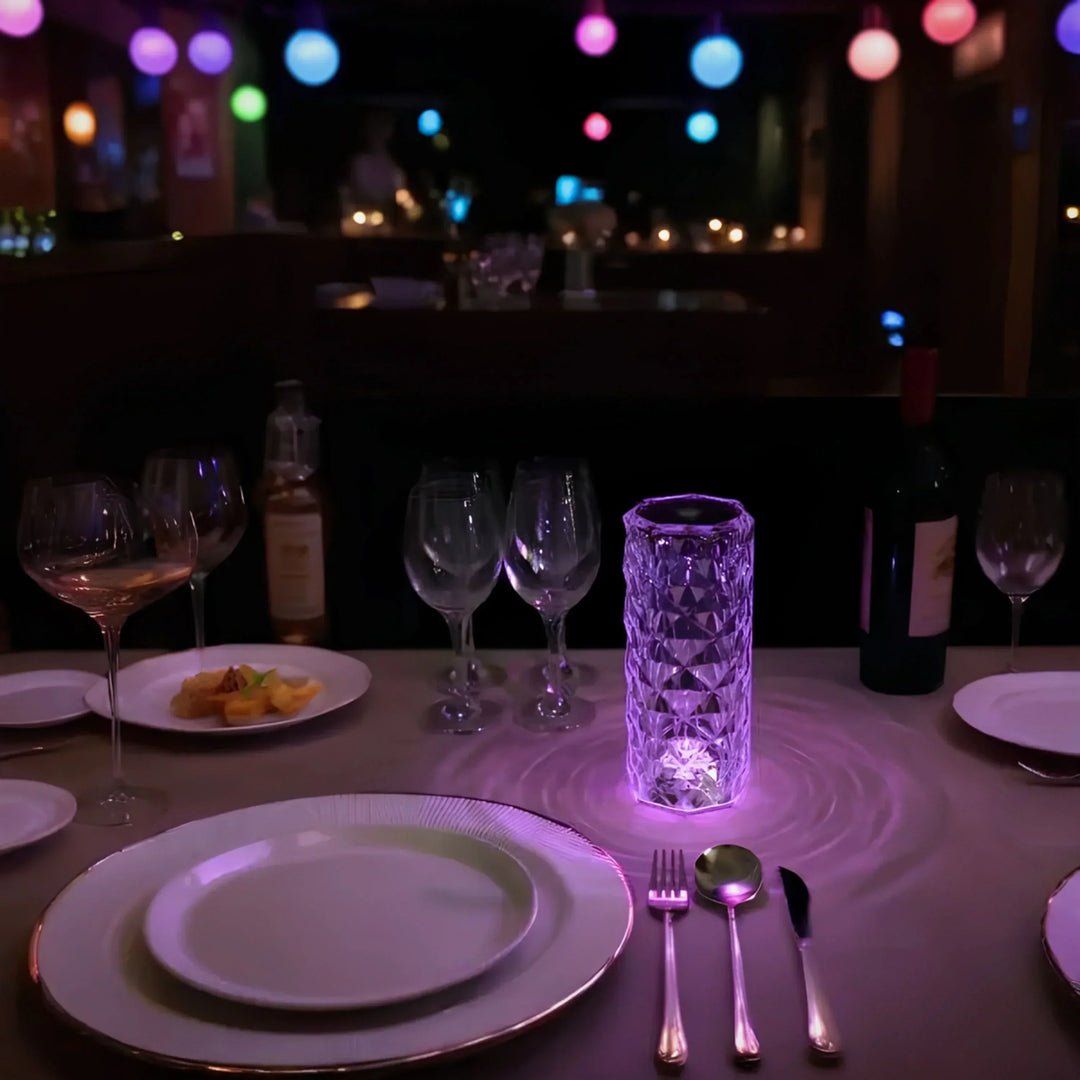 Crystal Table Lamp with Touch Control - Aurora | Kalsten