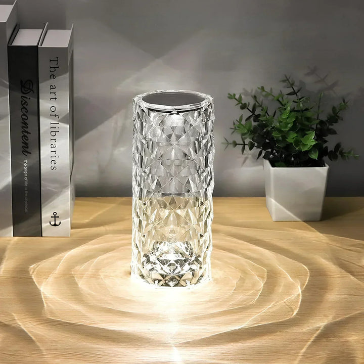 Crystal Table Lamp with Touch Control - Aurora | Kalsten