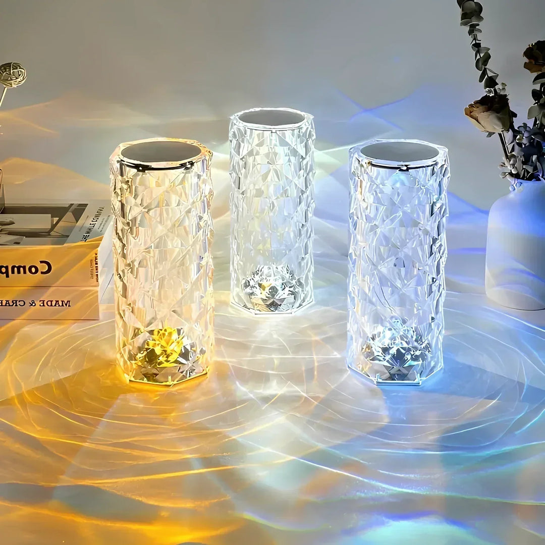 Crystal Table Lamp with Touch Control - Aurora | Kalsten
