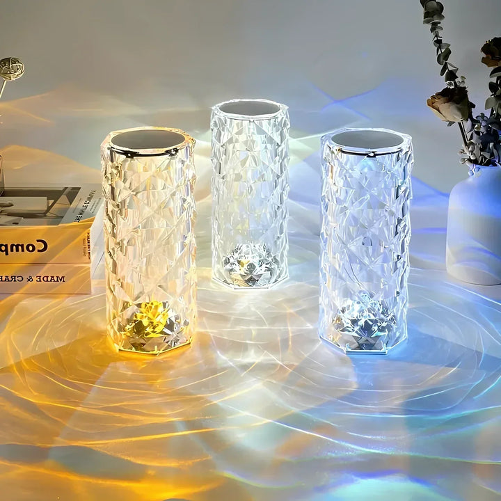 Crystal Table Lamp with Touch Control - Aurora | Kalsten