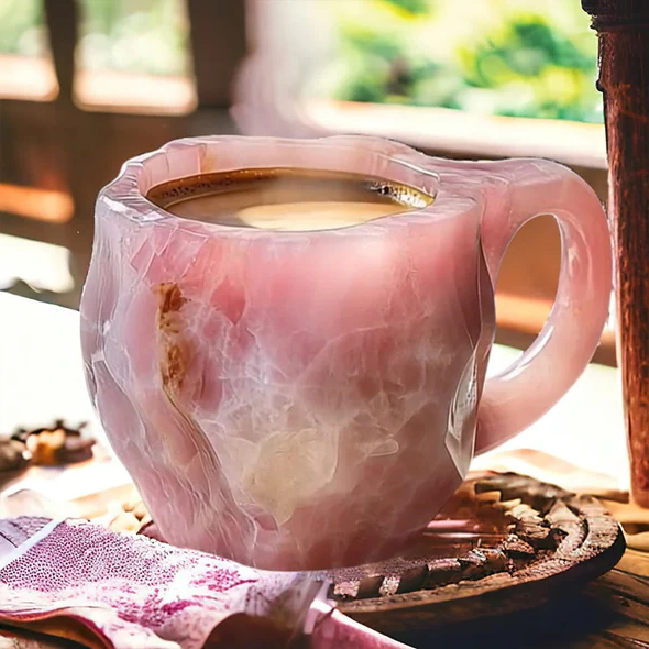 Ceramic Coffee Mug with Crystal Effect Kalsten
