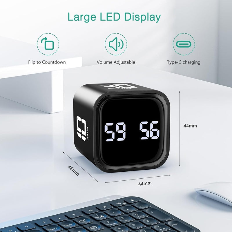 Skanto | Smart Cube Timer with Gravity Sensor and LED Display