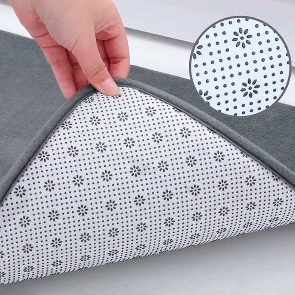 Plush Microfiber Non-Slip Bath Mat Kalsten